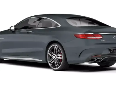 Mercedes-Benz S63 AMG Coupe 2015 3D model