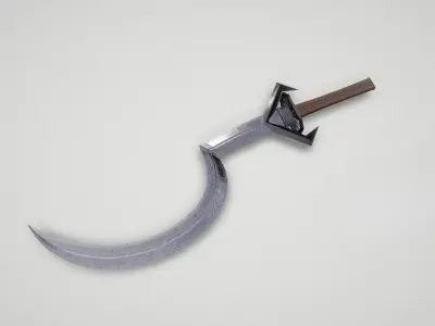 Game asset Unconventional Blade of Dual Origins 3D model