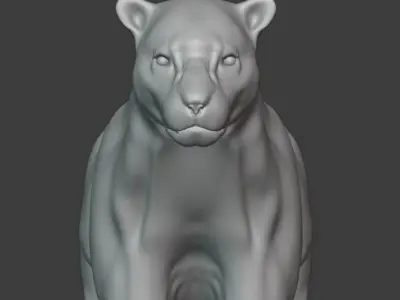 Jaguar cat 3D model