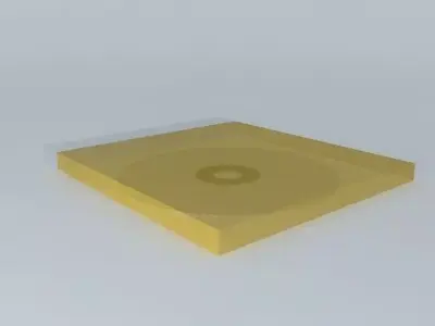 CD With cover Free 3D model