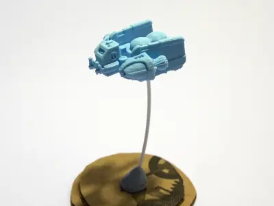 Space Utility Frigate Lysosome 3D print model