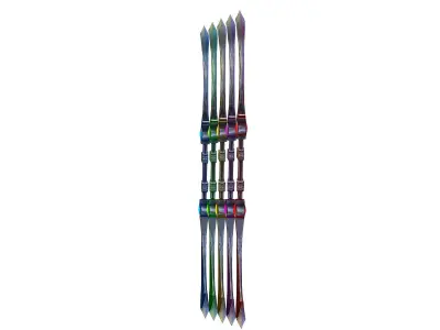 a set of cutting weapons - spear Low-poly 3D model buy