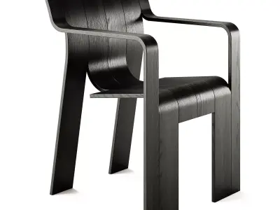 Strip chair by Gijs Bakker Castelijn 3D model