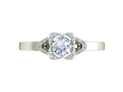 Wedding Ring  3D print model 136