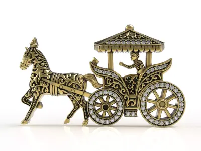 chaise Hip Hop Brooch 3D print model