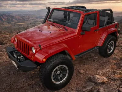 Jeep Wrangler  Low-poly 3D model