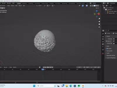geometry nodes bubbles  3D model