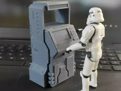 CUSTOM SCI FI ATM for STAR WARS and Other DIORAMA 3D model