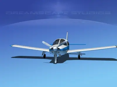 Piper Cherokee Arrow 3D model buy