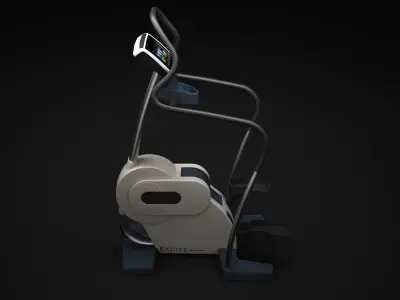 Step machine 3D model