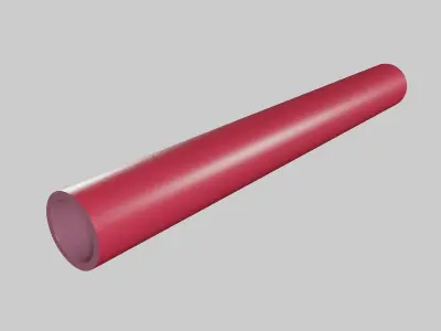 PE-X PE-RT pipes and fittings 3D model