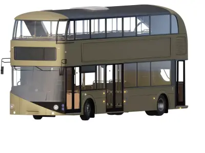 DOUBLE DECKER GENERIC BUS 3D model