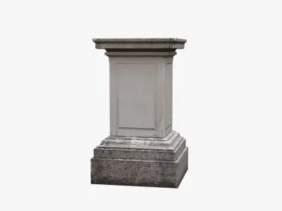 Square Pedestal 3D model