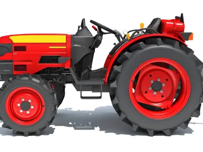 Farm Tractor 3D model shop
