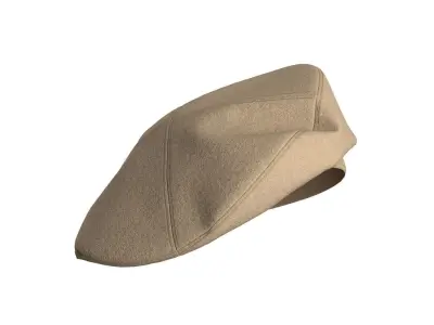 Wool Beret 3D model purchase