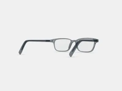 Crane Low Bridge Fit Eyeglasses in Sea Glass Grey 3D model