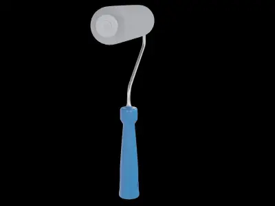 Paint Roller Low-poly 3D model