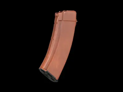 AK - Magazine - AK74 Bakelite Std Low-poly 3D model