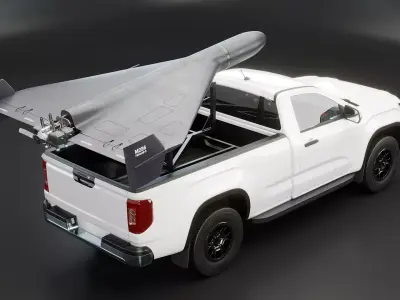 GERAN-2 and Pickup Launcher 3D model