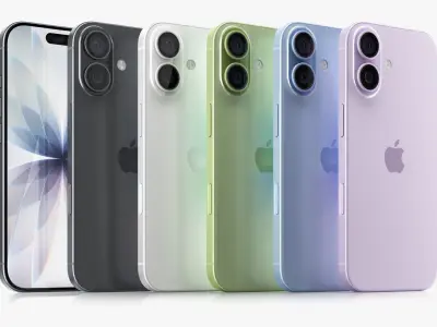 iPhone 17 All Colors 3D model