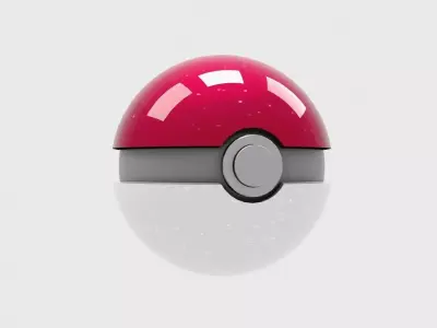 pokeon pokemon ball 3D model
