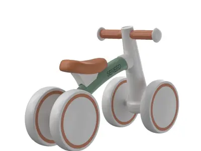 Sereed Baby Balance Bike PBR 3D model