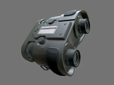 Binocular Prop PBR Low-poly 3D model