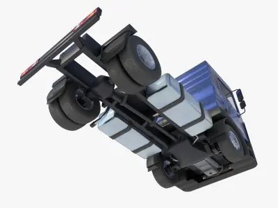 2-axle truck tractor 3D model purchase
