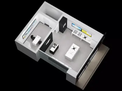 Drone Shop 3D model