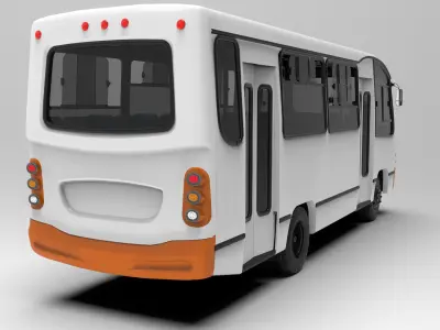 Chevrolet NPR Servibus Granate 3D model