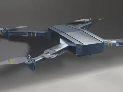 MAVIC PRO DJI DRONE  3D model