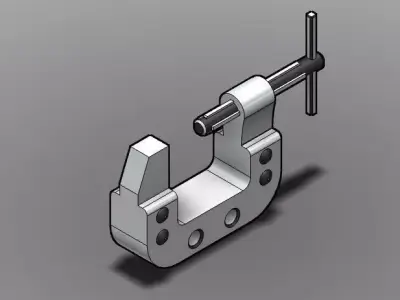 C-Clamp Concept Free 3D model