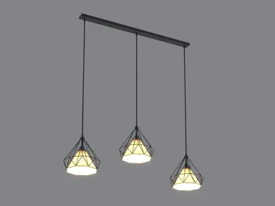 Light Lamp 4 Industrial 3D model