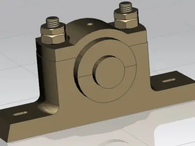 Plummer block Free 3D model purchase