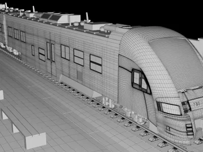 730ML Europe Express 3D model