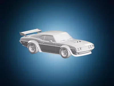 Sports Car 3D Print Model 3D print model