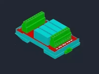 Relay Interface Free 3D model