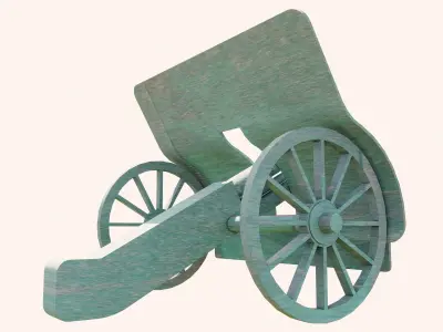 Old Style Cannon 3D model