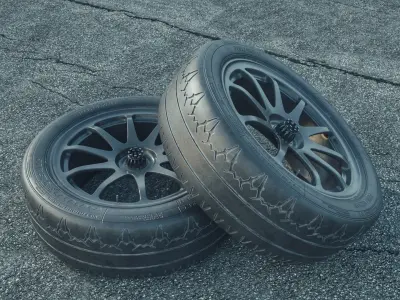 Rim sport car 3D model
