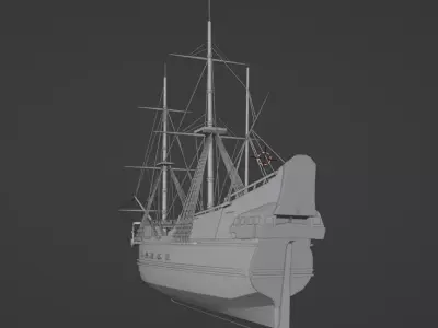 Sailing Ship 3D model order