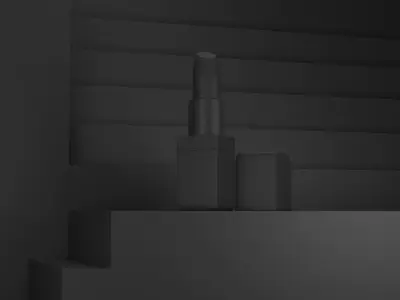 Lipstick 3D Model and Scene 3D model