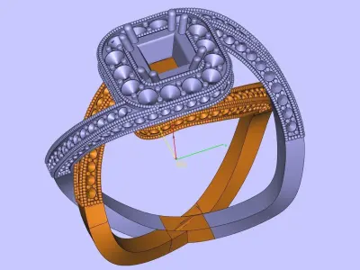 Classic ring 3D print model