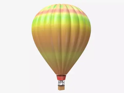 Hot air balloon 3D model 15