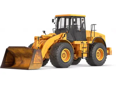 Wheel Loader 3D model 13