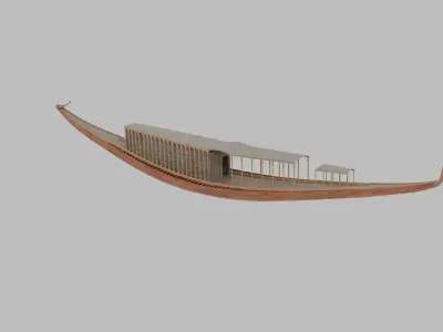 Khufu boat 3D model
