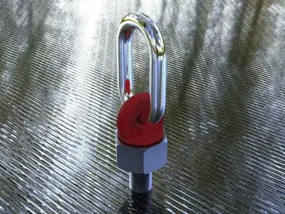 Simple Lifting Hook Free 3D model
