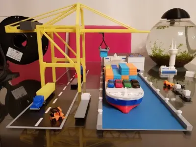 Container Crane 3D model