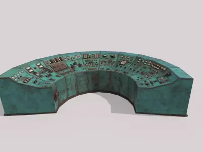 Old Control Panel 3D model
