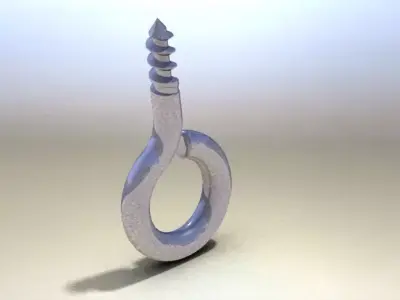 Eye screw Free 3D model