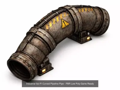 Pipes - Industrial Kitbash Pack - 6 prop pack - PBR Game Ready